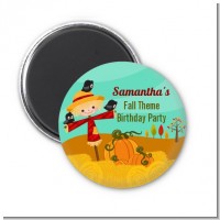 Scarecrow - Personalized Birthday Party Magnet Favors