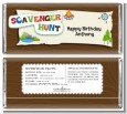 Scavenger Hunt - Personalized Birthday Party Candy Bar Wrappers thumbnail