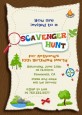 Scavenger Hunt - Birthday Party Invitations thumbnail