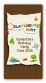 Scavenger Hunt - Custom Rectangle Birthday Party Sticker/Labels