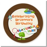 Scavenger Hunt - Personalized Birthday Party Table Confetti