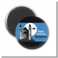 School of Wizardry - Personalized Birthday Party Magnet Favors thumbnail