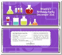 Science Lab - Personalized Birthday Party Candy Bar Wrappers