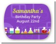 Science Lab - Personalized Birthday Party Rounded Corner Stickers thumbnail