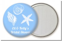 Sea Shells - Personalized Bridal Shower Pocket Mirror Favors