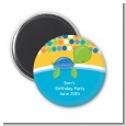 Sea Turtle Boy - Personalized Baby Shower Magnet Favors thumbnail
