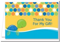 Sea Turtle Boy - Baby Shower Thank You Cards