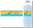 Sea Turtle Boy - Personalized Baby Shower Water Bottle Labels thumbnail
