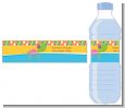 Sea Turtle Girl - Personalized Baby Shower Water Bottle Labels thumbnail