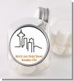 Seattle Skyline - Personalized Bridal Shower Candy Jar thumbnail