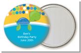 Sea Turtle Boy - Personalized Birthday Party Pocket Mirror Favors