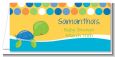 Sea Turtle Boy - Personalized Baby Shower Place Cards thumbnail
