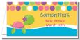 Sea Turtle Girl - Personalized Baby Shower Place Cards thumbnail