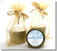Shake, Rattle & Roll Blue - Baby Shower Gold Tin Candle Favors thumbnail