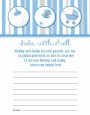Shake, Rattle & Roll Blue - Baby Shower Notes of Advice thumbnail