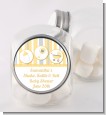 Shake, Rattle & Roll Yellow - Personalized Baby Shower Candy Jar thumbnail