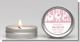 Shake, Rattle & Roll Pink - Baby Shower Candle Favors thumbnail