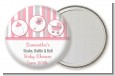 Shake, Rattle & Roll Pink - Personalized Baby Shower Pocket Mirror Favors thumbnail