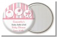 Shake, Rattle & Roll Pink - Personalized Baby Shower Pocket Mirror Favors thumbnail