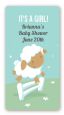 Sheep - Custom Rectangle Baby Shower Sticker/Labels thumbnail