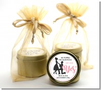 She Said Yes - Bridal Shower Gold Tin Candle Favors