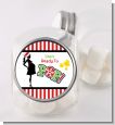 She's Ready To Pop Christmas Edition - Personalized Baby Shower Candy Jar thumbnail
