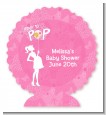 She's Ready To Pop Pink - Personalized Baby Shower Centerpiece Stand thumbnail