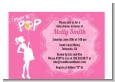 She's Ready To Pop Pink - Baby Shower Petite Invitations thumbnail