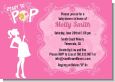She's Ready To Pop Pink - Baby Shower Invitations thumbnail