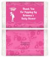 She's Ready To Pop Pink - Personalized Popcorn Wrapper Baby Shower Favors thumbnail