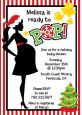 She's Ready To Pop Christmas Edition - Baby Shower Invitations thumbnail