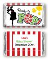 She's Ready To Pop Christmas Edition - Personalized Baby Shower Mini Candy Bar Wrappers thumbnail