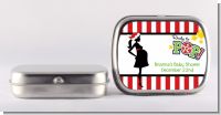 She's Ready To Pop Christmas Edition - Personalized Baby Shower Mint Tins