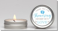 Showering Our Baby Boy - Baby Shower Candle Favors