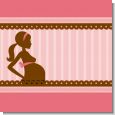 Mommy Silhouette It's a Girl Baby Shower Theme thumbnail