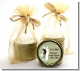 Silhouette Couple | It's a Baby Neutral - Baby Shower Gold Tin Candle Favors thumbnail