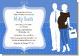 Silhouette Couple | It's a Boy - Baby Shower Invitations thumbnail