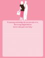 Silhouette Couple | It's a Girl - Baby Shower Notes of Advice thumbnail