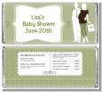Silhouette Couple | It's a Baby Neutral - Personalized Baby Shower Candy Bar Wrappers thumbnail