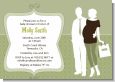 Silhouette Couple | It's a Baby Neutral - Baby Shower Invitations thumbnail