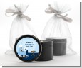 Sip and See It's a Boy - Baby Shower Black Candle Tin Favors thumbnail