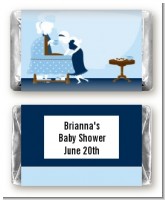 Sip and See It's a Boy - Personalized Baby Shower Mini Candy Bar Wrappers