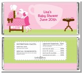 Sip and See It's a Girl - Personalized Baby Shower Candy Bar Wrappers