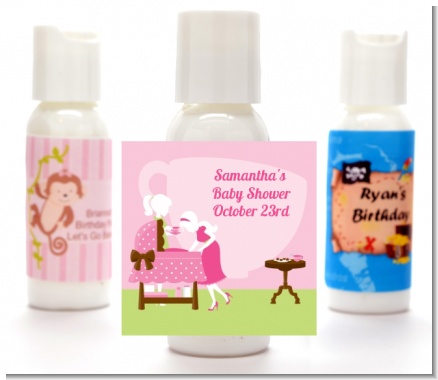 Sip and See It's a Girl - Personalized Baby Shower Lotion Favors