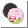 Sip and See It's a Girl - Personalized Baby Shower Magnet Favors thumbnail
