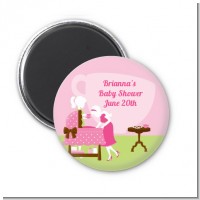 Sip and See It's a Girl - Personalized Baby Shower Magnet Favors