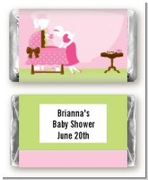 Sip and See It's a Girl - Personalized Baby Shower Mini Candy Bar Wrappers