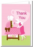Sip and See It's a Girl - Baby Shower Thank You Cards