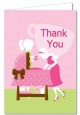 Sip and See It's a Girl - Baby Shower Thank You Cards thumbnail