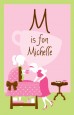 Sip and See It's a Girl - Personalized Baby Shower Nursery Wall Art thumbnail